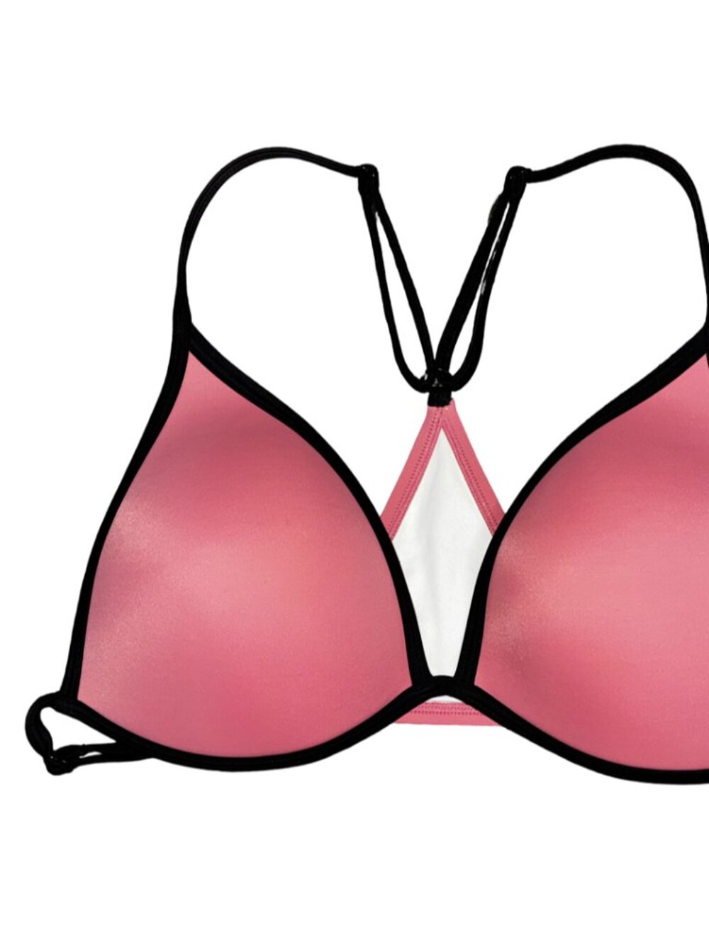 Sz.L*PINK-Victoria's Secret*Pink/Black Bikini Top Only